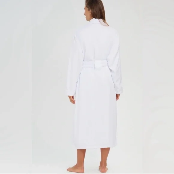 Warm Cozy White Women's Monarch Cypress Bathrobe - OSFM - Picture 4 of 13